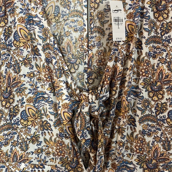 LOFT Paisley Romper - Picture 3 of 4